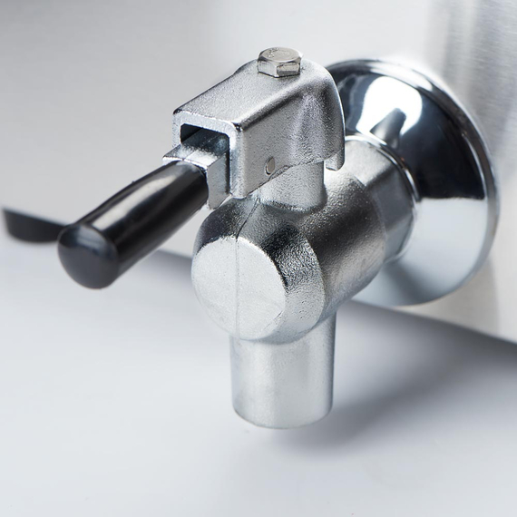 Doppel-Fritteuse CATERINA, 2x 10 Liter, mit Ablasshahn 610x510x390 mm (BxTxH), 2x 3 kW 230V, Bild 3