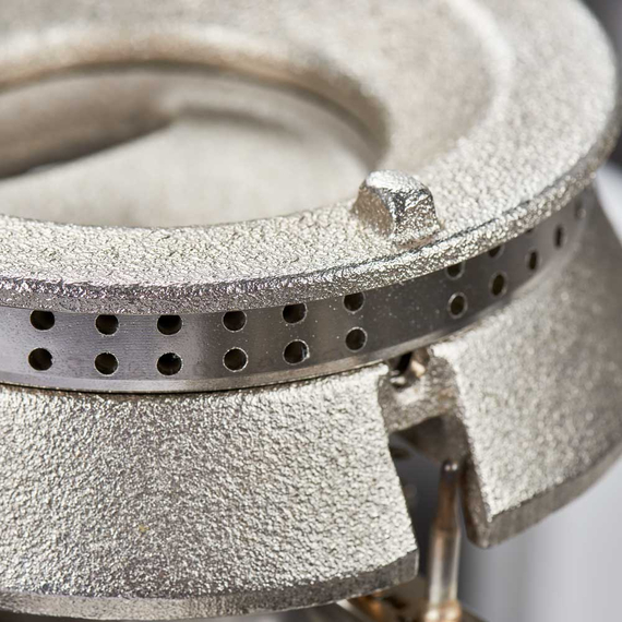 Stalgast Edelstahl Gas-Hockerkocher Top Power mit einem Brenner, 11kW, G30, 567x607x394 mm, Bild 2