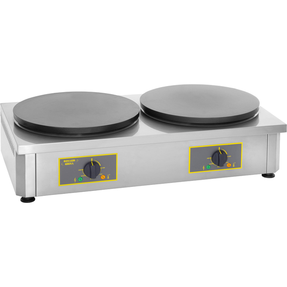 ROLLER GRILL Doppel-Elektro-Crêpesgerät, Platten Ø 400 mm