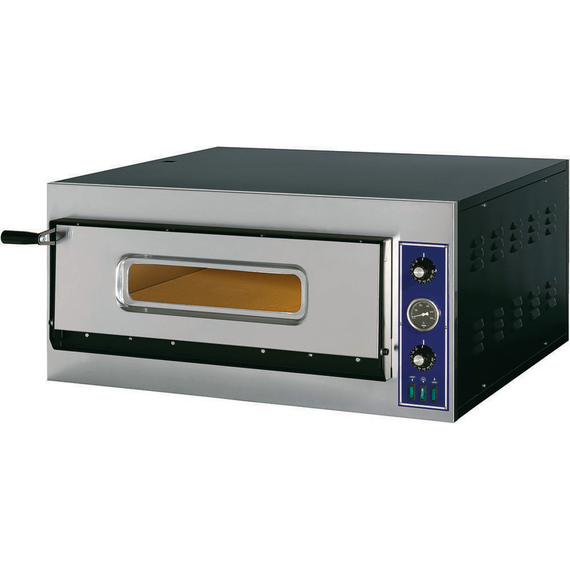 GGF Pizzaofen E-Start Line mit einer Kammer für 4 Pizzen à 320 mm, 4,2 kW, 900x785x420 mm (BxTxH)