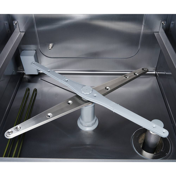 Stalgast Edelstahl Geschirrspülmaschine Aqua A3 GN1/1 mit Klarspülmittel-/Reinigerdosierpumpe und Ablaufpumpe, 2 Spülprogramme, Bild 4