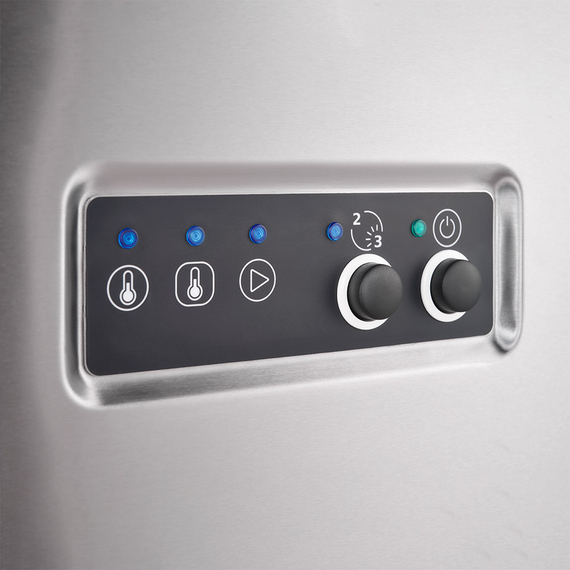 Stalgast Edelstahl Haubenspülmaschine Aqua H3 mit Klarspülmittel- und Reinigerdosierpumpe, Bild 4