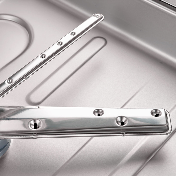 Stalgast Edelstahl Haubenspülmaschine  Aqua H5 mit Klarspülmittel-, Reinigerdosierpumpe und Klarspülpumpe, 3 Spülprogramme, Bild 6