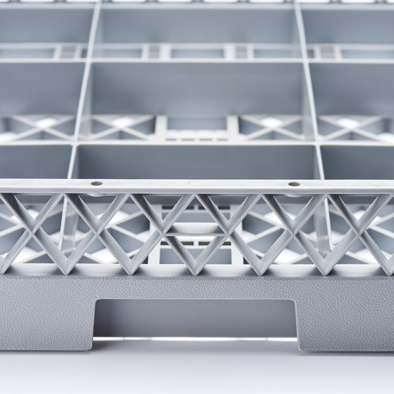 Stalgast Spülkorb für Gläser und Tassen, 49 Fächer, 500 x 500 mm, Bild 2