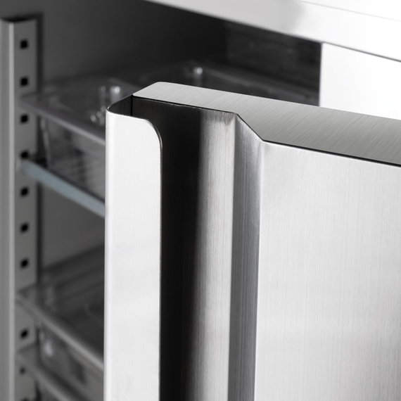 Starline Doppeltür-Kühlschrank, Edelstahl, GN 2/1, 1480x830x2010 mm (BxTxH), Bild 7