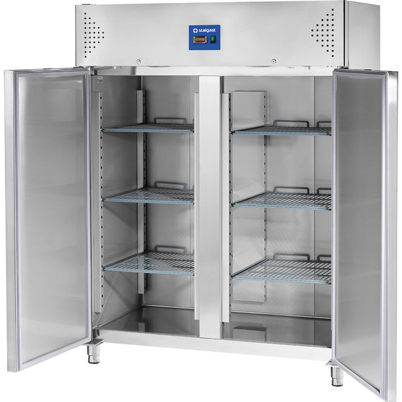 Starline Doppeltür-Tiefkühlschrank, Edelstahl, GN 2/1, 1480x830x2010 mm (BxTxH), 0,44 kW, Bild 2