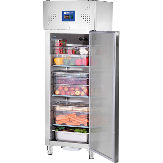 Starline Edelstahl-Kühlschrank, GN 2/1, 680x810x2010 mm (BxTxH), Bild 10