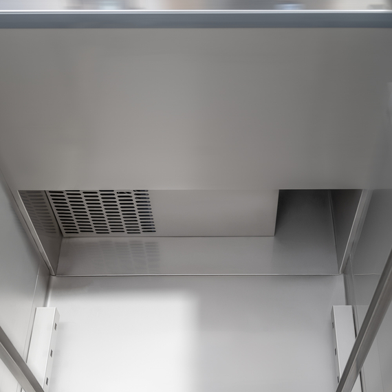 Starline Edelstahl Tiefkühlschrank mit Rädern, GN 2/1, 740x830x2010 mm (BxTxH), 650 L, Bild 3