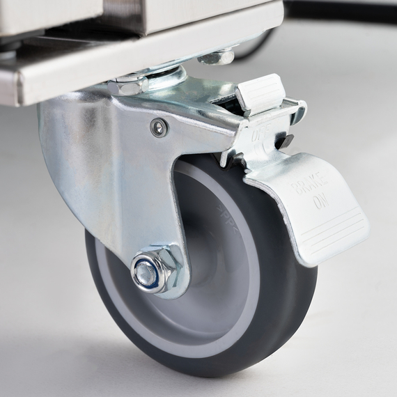 Starline Edelstahl Tiefkühlschrank mit Rädern, GN 2/1, 740x830x2010 mm (BxTxH), 650 L, Bild 6