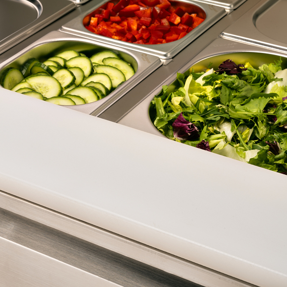 Starline Saladette, 2-türig GN 1/1, Aufnahme 10x GN 1/4, ohne Aufkantung, Bild 7