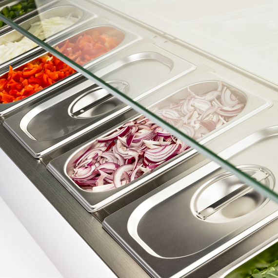 Starline Pizzakühlaufsatz, 10x GN 1/4, Edelstahl, 2000x335x440 mm (BxTxH), Bild 6