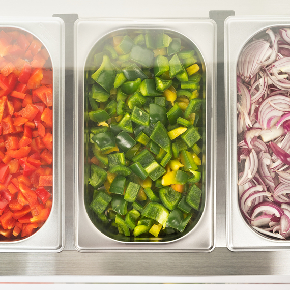 Starline Pizzakühlaufsatz mit Glasabdeckung, 5x GN1/4, 1200x335x440 mm (BxTxH), Bild 8