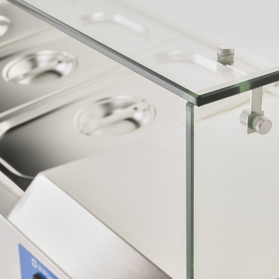 Starline Edelstahl Pizzakühlaufsatz mit Glasabdeckung, 6x GN 1/3, 1400x395x440 mm (BxTxH), Bild 3