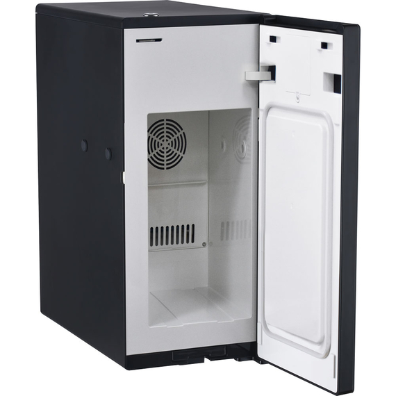 Milchkühlschrank, schwarz, mit Temperaturanzeige, 240x470x472 mm (BxTxH), 0,065 kW, Bild 2