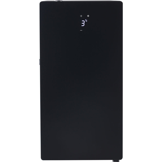 Milchkühlschrank, schwarz, mit Temperaturanzeige, 240x470x472 mm (BxTxH), 0,065 kW, Bild 3