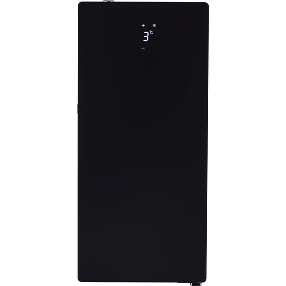 Milchkühlschrank, schwarz, mit Temperaturanzeige, 240x470x610 mm (BxTxH), 0,065 kW, Bild 3