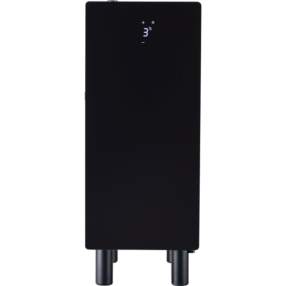 Milchkühlschrank, schwarz, mit Temperaturanzeige, 240x470x610 mm (BxTxH), 0,065 kW, Bild 4