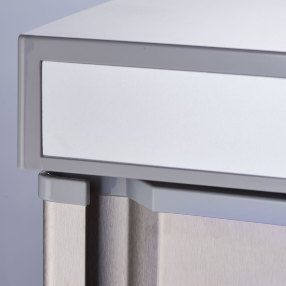 Stalgast Unterbau Lagertiefkühlschrank VT66UE aus Edelstahl, 78 Liter, Bild 2