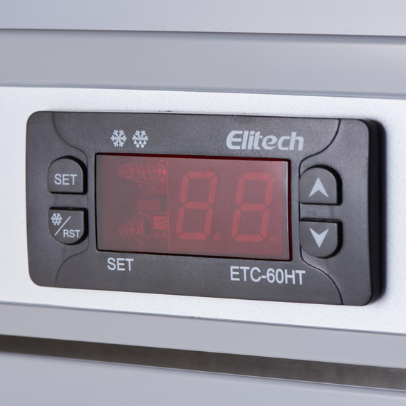 Stalgast Unterbau Lagertiefkühlschrank VT66UE aus Edelstahl, 78 Liter, Bild 5