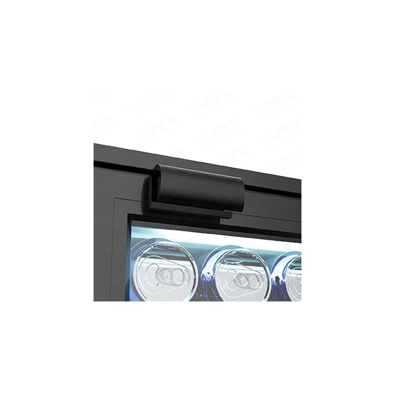 Bar Display Cooler, eine Flügeltür, 600x530x835 mm (BxTxH), schwarz, Bild 6