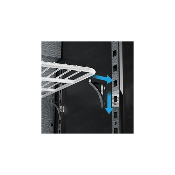 Bar Display Cooler, eine Flügeltür, 600x530x835 mm (BxTxH), schwarz, Bild 2