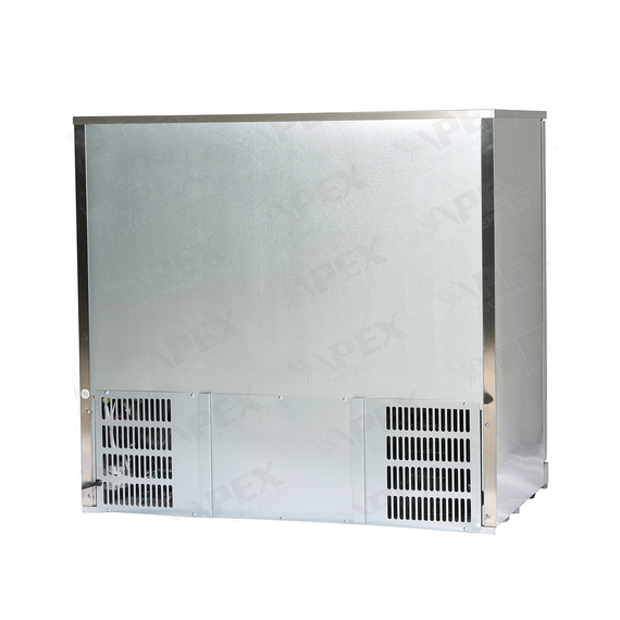 Bar Display Cooler, zwei Flügeltüren, 900x530x835 mm (BxTxH), Edelstahl, Bild 4