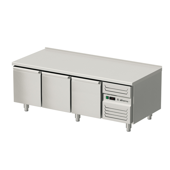 Unterbaukühltisch, 3-türig, GN 1/1, 1600x700x600 mm (BxTxH)