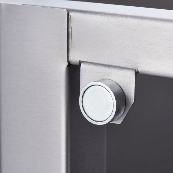 Stalgast Edelstahl Induktionsherd mit 2 Kochfeldern, geschlossener Unterschrank, Serie 700 ND, Bild 5