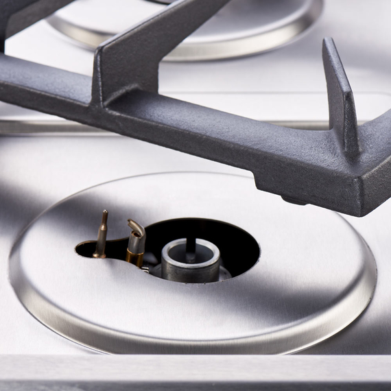 Stalgast Edelstahl Gas-Kochfeld mit 4 Brennern (2x5+2x7) als Tischgerät, Serie 700ND, Bild 6