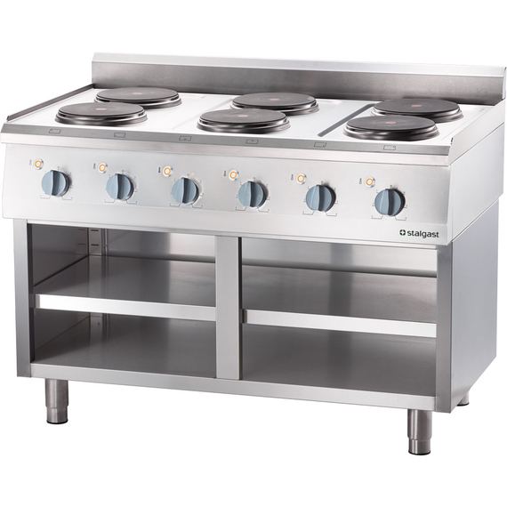 Stalgast Edelstahl Elektro-Kochfeld als Tischgerät mit 6 Herdplatten, Serie 700 ND, Bild 4
