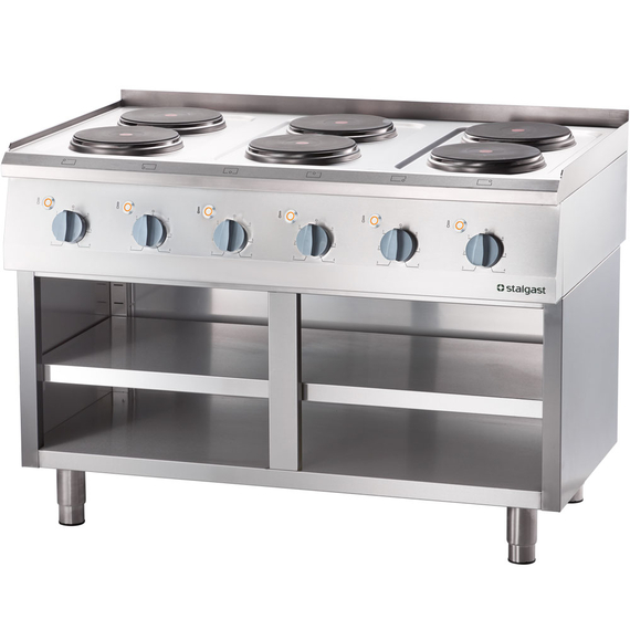 Stalgast Edelstahl Elektro-Kochfeld als Tischgerät mit 6 Herdplatten, Serie 700 ND, Bild 3
