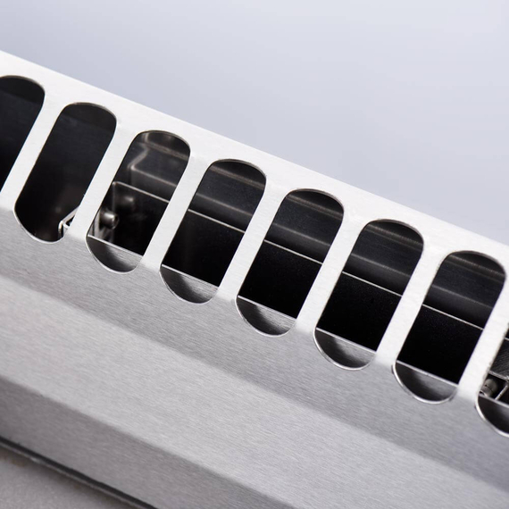 Stalgast Gasherd mit 4 Brennern (2x5+2x7) und Elektro-Umluft-Backofen GN1/1, Serie 700 ND, Bild 7