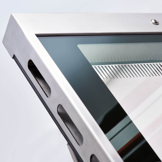 Stalgast Edelstahl Gasherd mit 4 Brennern (3,5x2x5+7) und Elektro-Umluft-Backofen GN1/1, Serie 700 ND, Bild 11