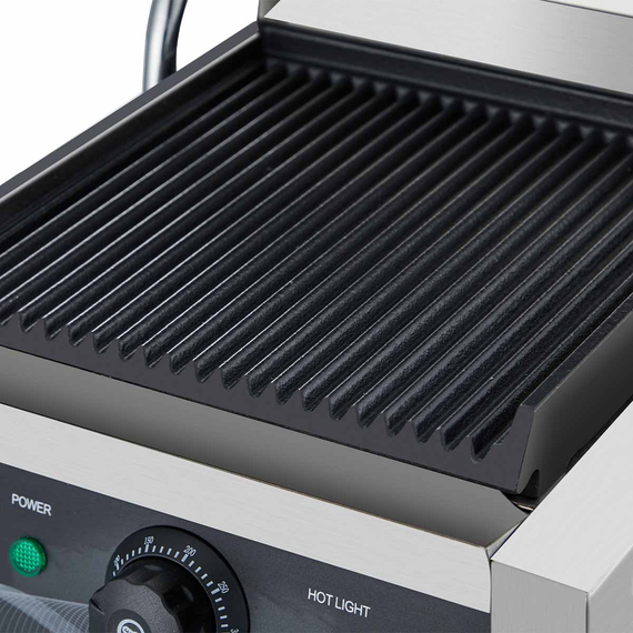 Vaiotec Elektro Kontaktgrill, oben & unten gerillt, 308 x 395 mm, Bild 3