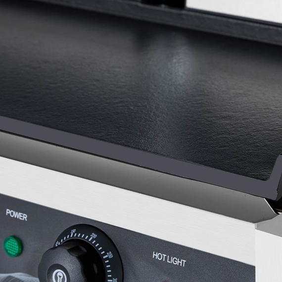 Vaiotec Elektro Kontaktgrill "doppelt", oben gerillt & unten glatt, 568 x 395 mm, Bild 3