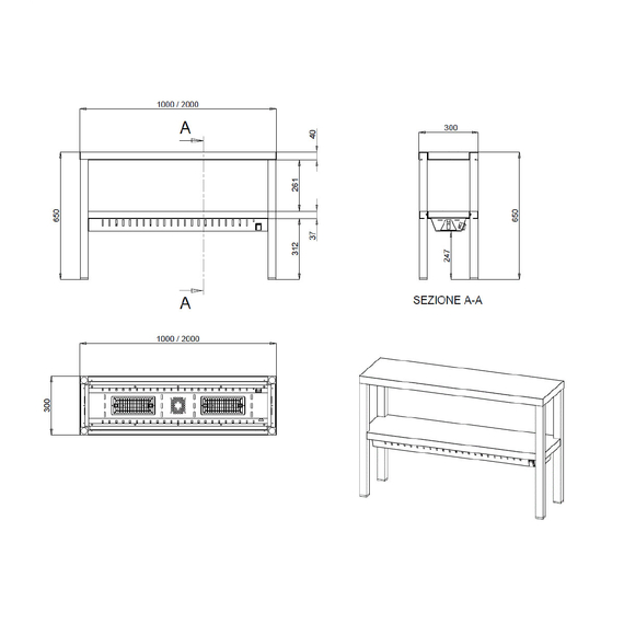 Vaiotec Topline Wärmebrücke / 2 Etagen, 1600 x 300 mm, Bild 2