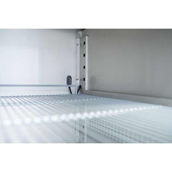 Vaiotec Pizzakühltisch / 2-türig "grau" inkl. Kühlaufsatz GN1/4, 1510 x 800 mm, Bild 12