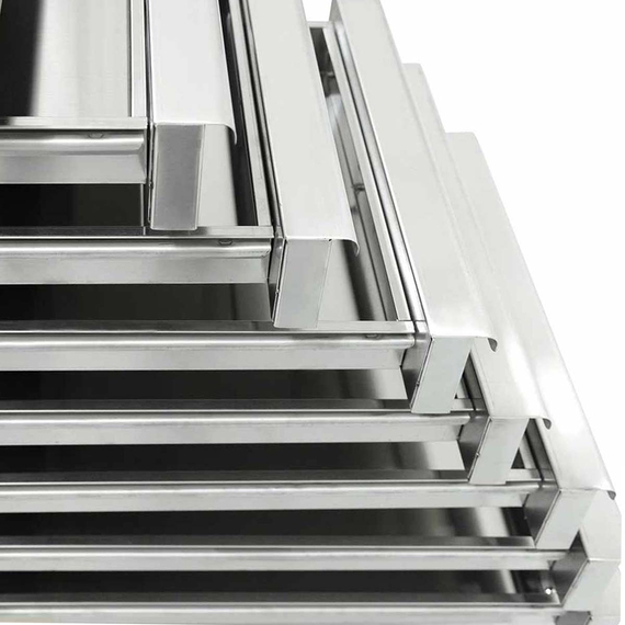 Vaiotec Pizzakühltisch / 2-türig & 7 Schubladen "grau" inkl. Kühlaufsatz GN1/3, 2020 x 800 mm, Bild 12