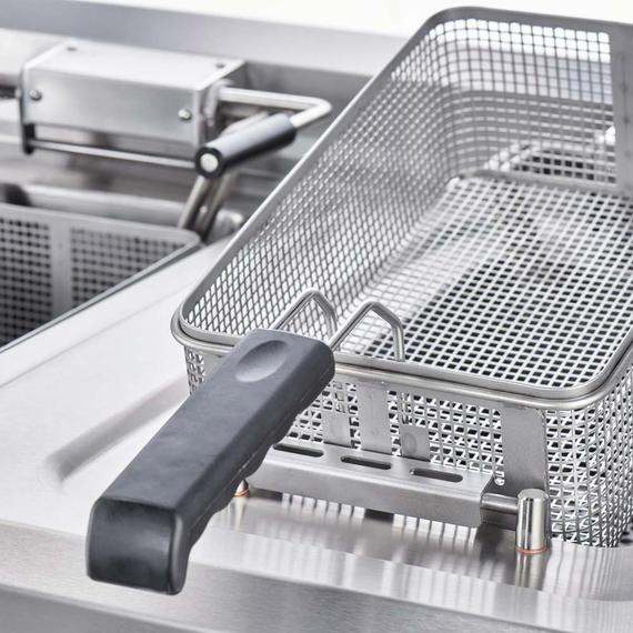 Stalgast Elektro-Fritteuse als Tischgerät Serie 700 ND, Doppel-Fritteuse, 800x700x250 mm (BxTxH), Bild 7