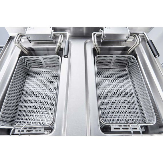 Stalgast Elektro-Fritteuse als Tischgerät Serie 700 ND, Doppel-Fritteuse, 800x700x250 mm (BxTxH), Bild 5