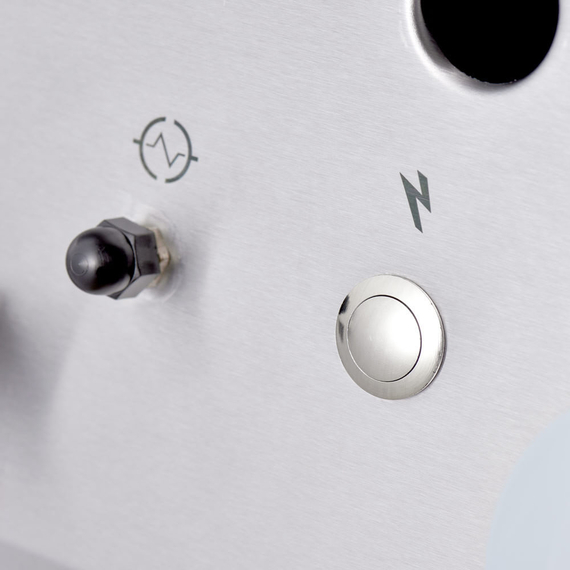 Stalgast Edelstahl Elektro-Griddleplatte als Tischgerät, 800x700 mm, ½ glatte/½ gerillte Grillfläche, Serie 700 ND, Bild 9