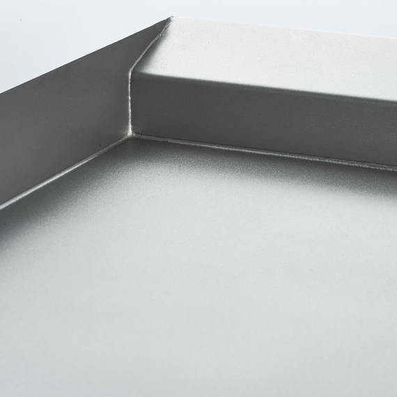 Stalgast Elektro-Griddleplatte als Standgerät - glatt, Unterbau offen, 800 x 700 x 850 mm (BxTxH), Bild 4