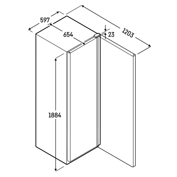 Liebherr BFFsg 4001 Performance SmartFrost Bäckereigefrierschrank mit statischer Kühlung, Ausführung: BFFsg 4001, Bild 5