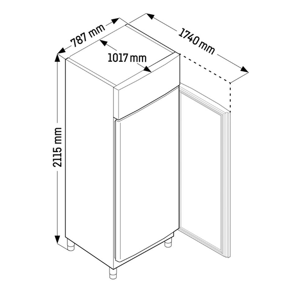 Liebherr BRPvg 8401 Perfection Bäckereikühlschrank mit Umluftkühlung, Ausführung: BRPvg 8401, Bild 5