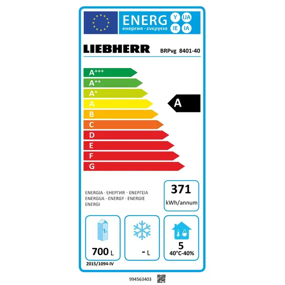 Liebherr BRPvg 8401 Perfection Bäckereikühlschrank mit Umluftkühlung, Ausführung: BRPvg 8401, Bild 6