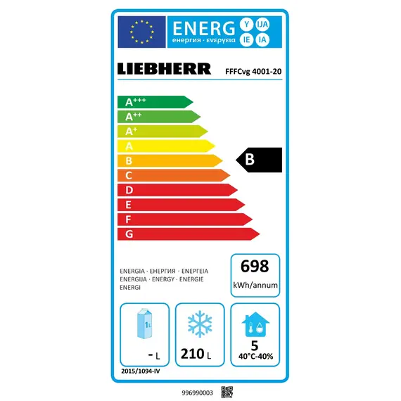 Liebherr FFFvg 4001 Perfection Gefrierschrank mit NoFrost, Farbe: Weiß, Perfection Gefrierschränke mit NoFrost: FFFvg 4001, Bild 6