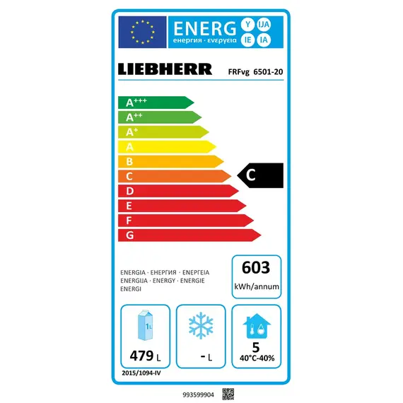 Liebherr FRFvg 6501 Performance Kühlschrank mit Umluftkühlung & Rollen, Türart : Volltür, Farbe: Weiß, Modell: FRFvg 6501-924, Bild 6