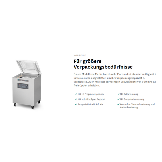 Henkelman Marlin 50 Vakuumierer, Ausführung: Marlin 50, Bild 6