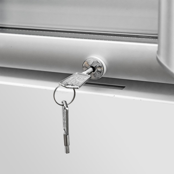 Vaiotec Topline Getränkekühlschrank 3 Türen / 1610 Liter mit Leuchtaufsatz "weiß", 1919 x 742 mm, Bild 8