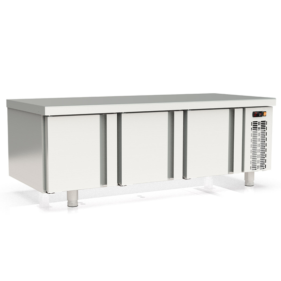 Vaiotec Topline Unterbaukühltisch (Slim) / 3-fach GN 1/1 mit 3 Türen, 1600 x 700 mm